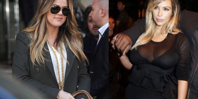Ombre Kim i Khloe Kardashian