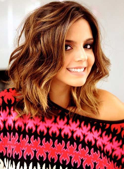 Moderne lob frizure